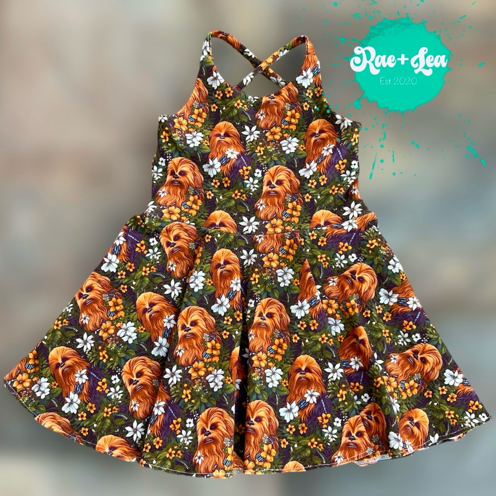 Floral Galaxy Chewbacca Dakota Dress